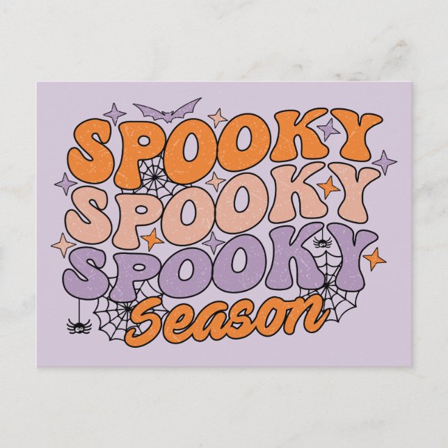 Spooky Spooky Spooky Season Vykort (Framsida)