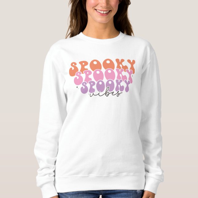 Spooky Spooky Spooky Vibes T Shirt (Framsida)