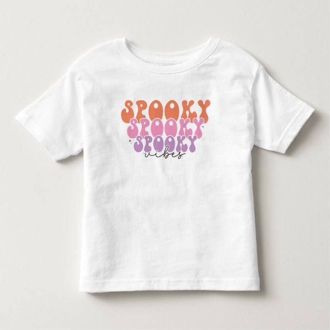 Spooky Spooky Spooky Vibes T Shirt (Framsida)