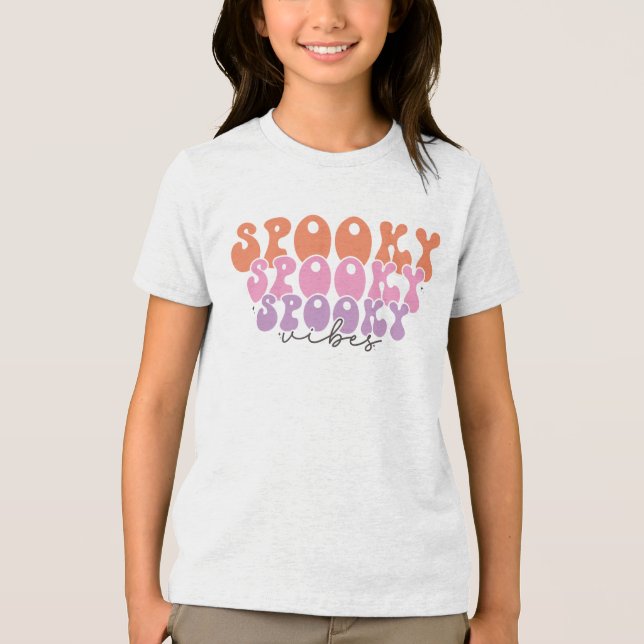 Spooky Spooky Spooky Vibes T Shirt (Framsida)