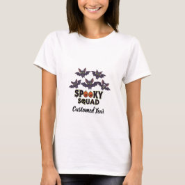 Spooky Squad 2025 Halloween-Personlig T Shirt