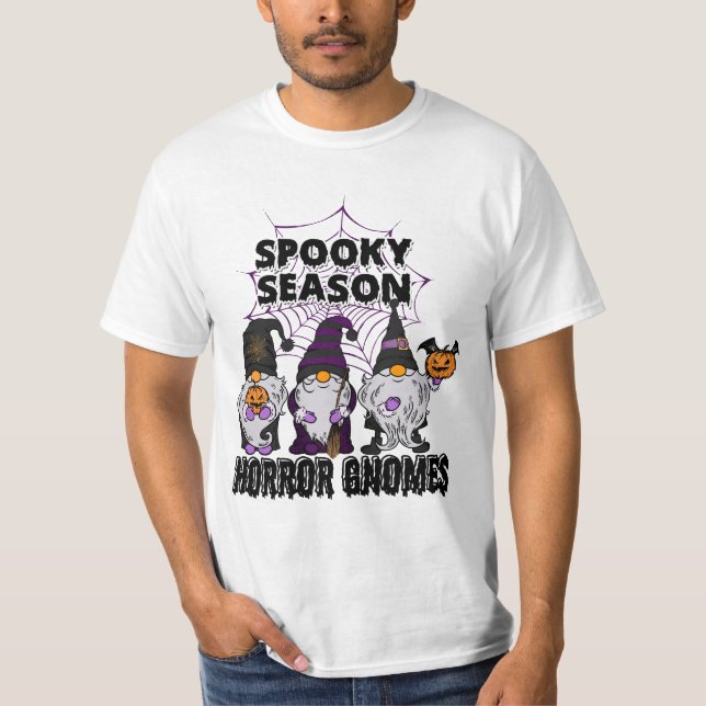 Spooky Squad Shirt| Gnomes Halloween T Shirt (Framsida)
