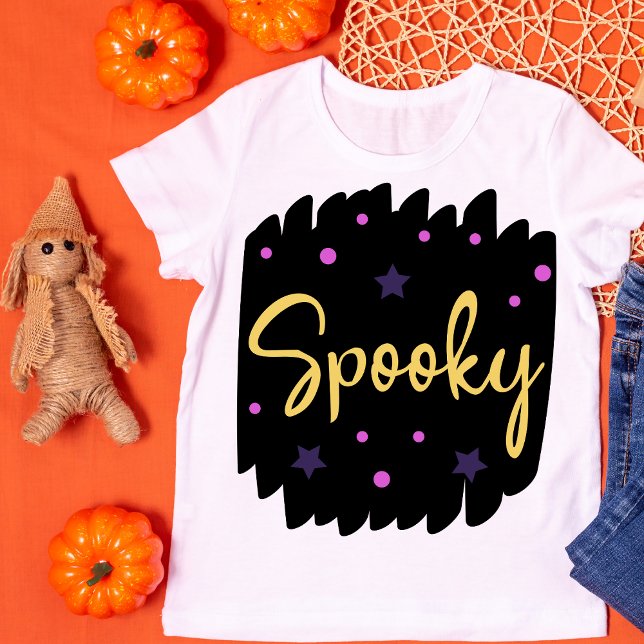 Spooky Stars Halloween T Shirt (Skapare uppladdad)