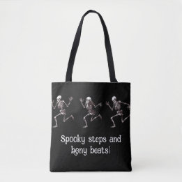 Spooky steg, och ursinniga slag! tygkasse