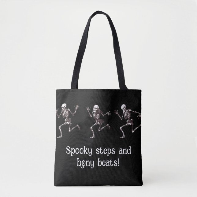 Spooky steg, och ursinniga slag! tygkasse (Framsida)