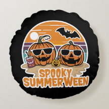 Spooky Summerween - pumpor på stranden