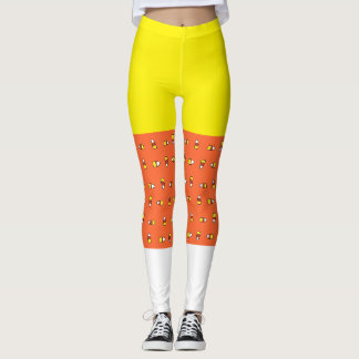 Spooky Sweet-Candy corn Tri-Färg Leggings
