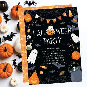 Spooky Sweet Halloween fest Inbjudningar