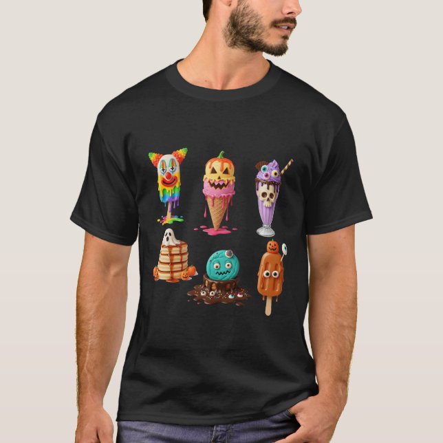Spooky Sweet Halloween T Shirt (Framsida)