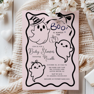Spooky Sweet Little Boo Baby Shower Inbjudningar
