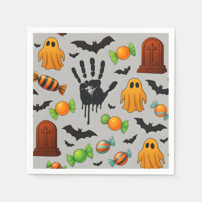 Spooky Sweets & Shadows Pappersservett (Framsidan)