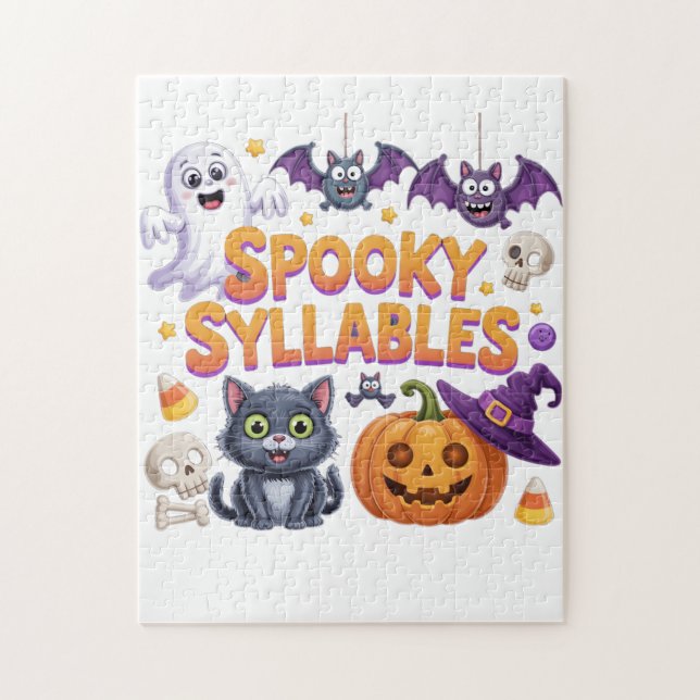 Spooky Syllables Pussel (Vertikal)