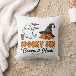 Spooky Szn Halloween Ghosts – Cute Fall Kudde