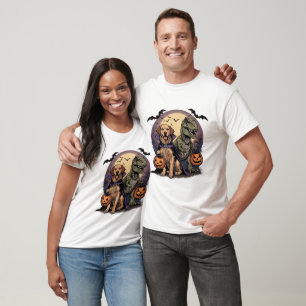 Spooky T Rex Retriever Trick eller Treat Shirt
