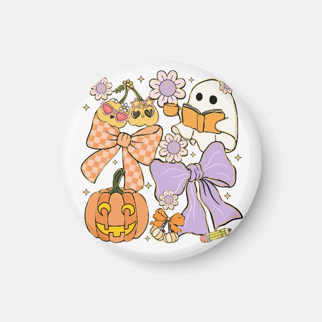 Spooky Teacher Halloween Magnet (Framsidan)