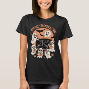 Spooky Teacher Squad Halloween Classroom Spöken T Shirt