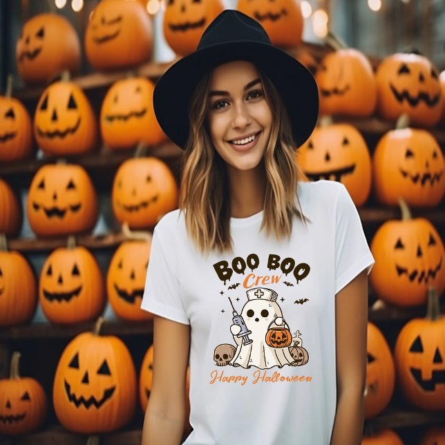 Spooky Team Spirit: Boo Boo Crew Halloween T Shirt (Skapare uppladdad)