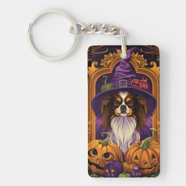 Spooky Tibetansk spanjor Hund Halloween Witch Pump (Framsidan)