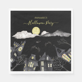 Spooky town Halloween Pappersservett