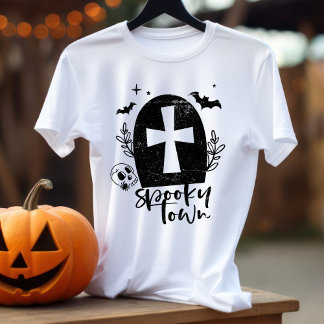 Spooky Town Halloween T Shirt