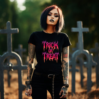 Spooky Trick or Treat Halloween T Shirt