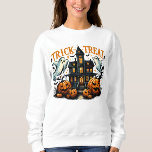 Spooky trick-or-treat på en gammal mansion t shirt