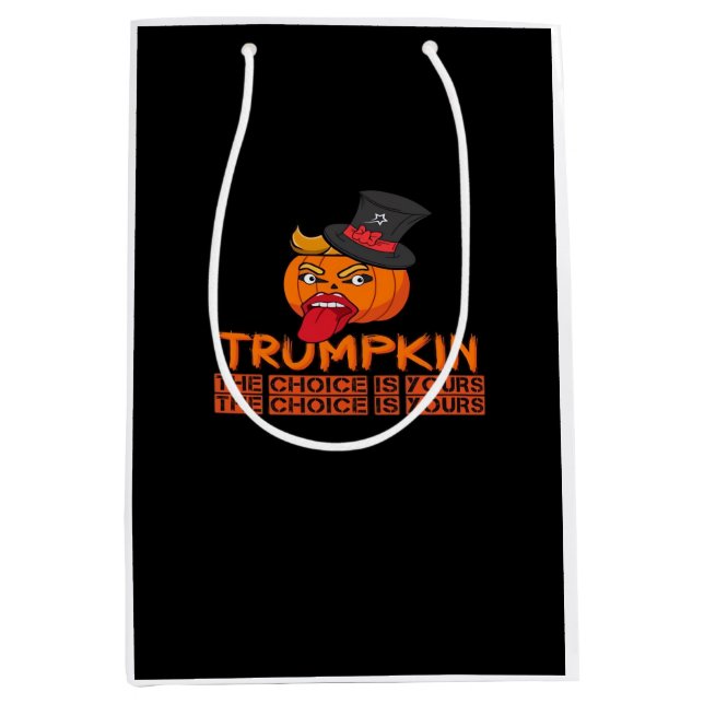 Spooky Trumpkin Halloween Top hat & Tunga Out- is (Framsidan)