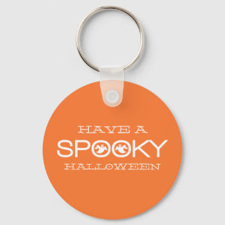 Spooky Typography Halloween Keychain Nyckelring