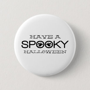 Spooky Typography Halloween-knapp Knapp