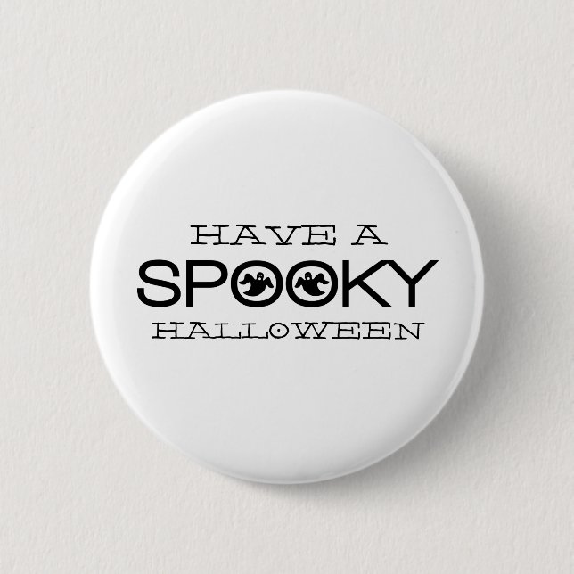 Spooky Typography Halloween-knapp Knapp (Framsida)