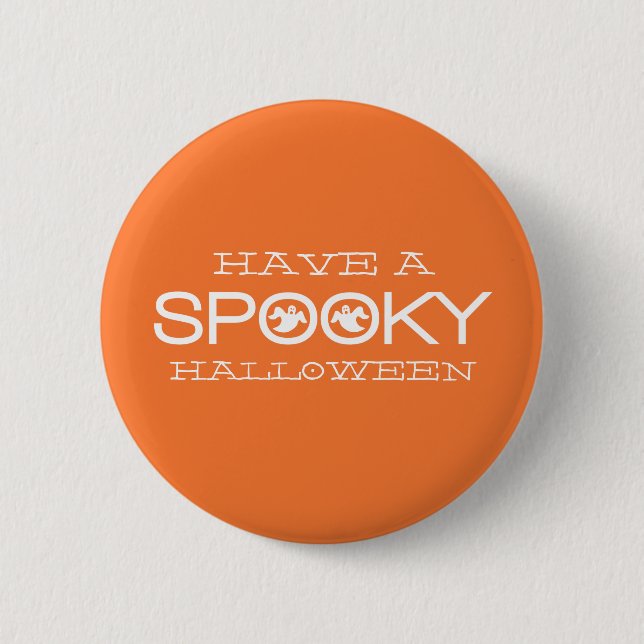 Spooky Typography Halloween-knapp Knapp (Framsida)