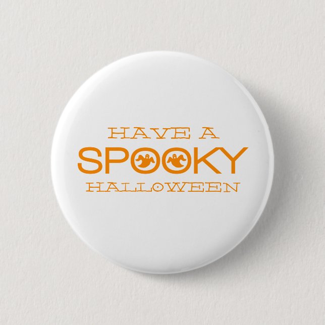 Spooky Typography Halloween-knapp Knapp (Framsida)