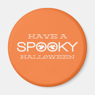 Spooky Typography Halloween Magnet