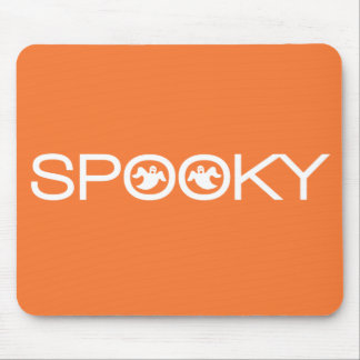 Spooky Typography Halloween Mousepad Musmatta