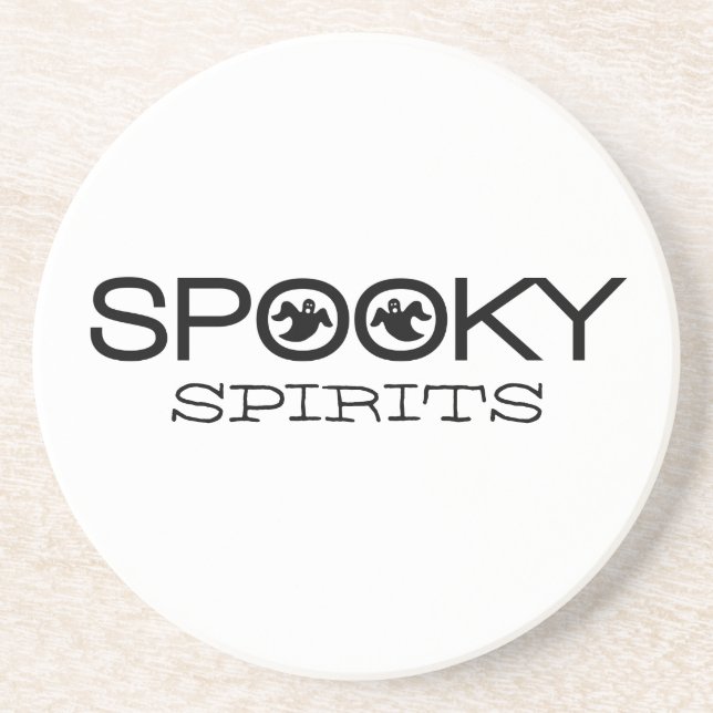 Spooky Typography Halloween Underlägg (Framsidan)
