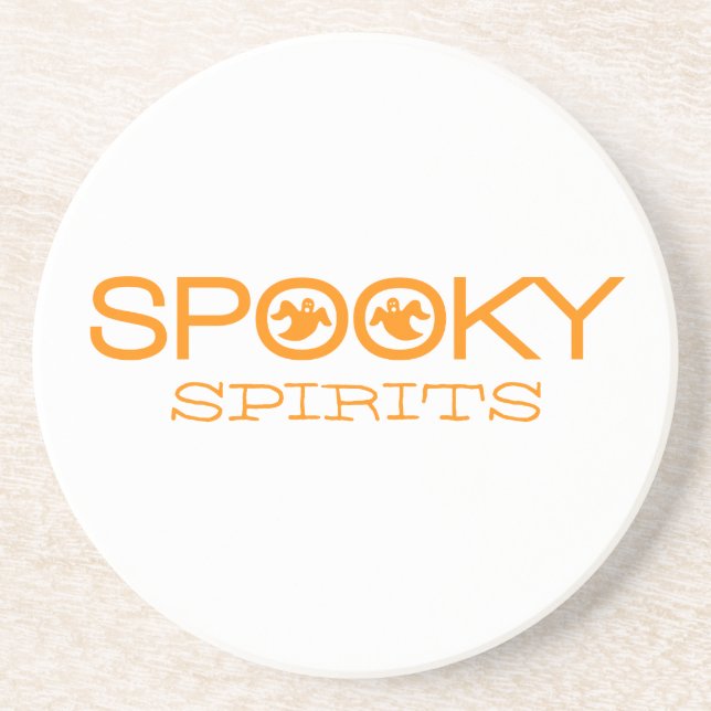 Spooky Typography Halloween Underlägg (Framsidan)