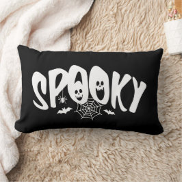 Spooky Typography Lumbarkudde