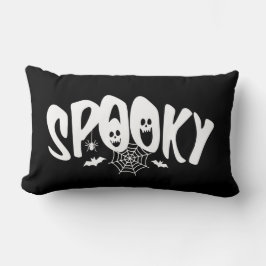 Spooky Typography Lumbarkudde