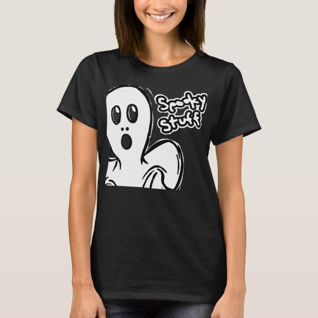 Spooky U-Control Ghost Shirt T Shirt (Framsida)