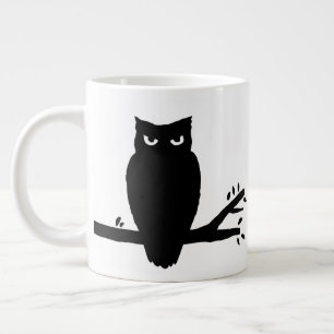 Spooky Uggla Silhouette Jumbo Mugg