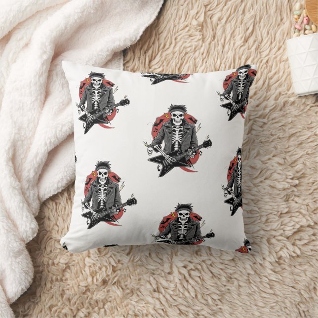 Spooky Unicorn Halloween Costume Kudde (Filt)