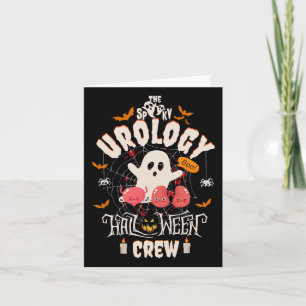 Spooky Urology Halloween Crew Cute Ghost Nurse Stu Kort