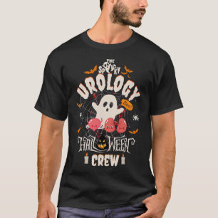 Spooky Urology Halloween Crew Cute Ghost Nurse Stu T Shirt