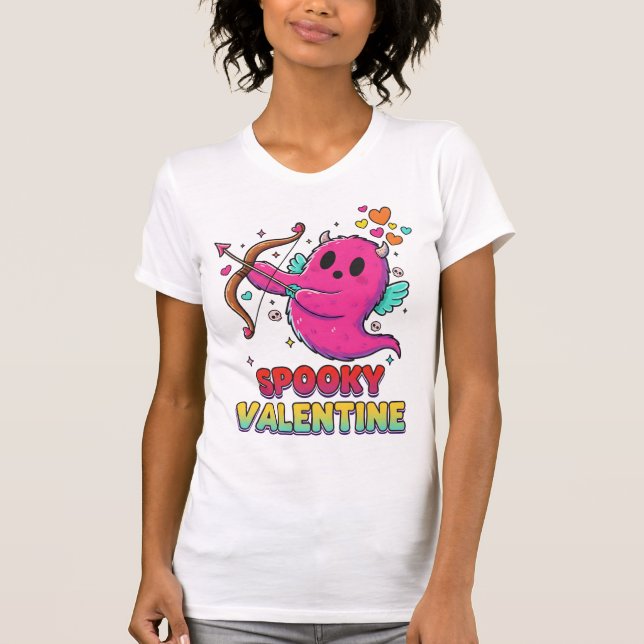 Spooky Valentine Tee for Horror-Lovers in Love (Framsida)