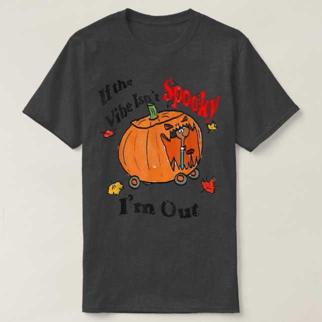 Spooky Vibe Kortärmad 149 T Shirt (Design framsida)