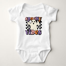 Spooky Vibes Baby Bodykosty T Shirt