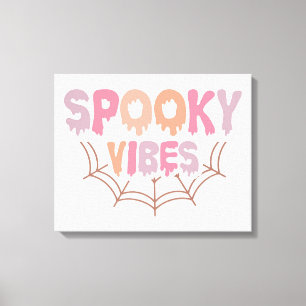 Spooky Vibes Canvastryck