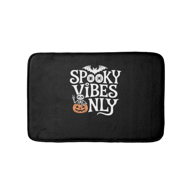 Spooky Vibes Endast Halloween Sloth Oversized T-Sh Badrumsmatta (Framsidan)