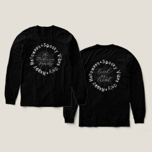 Spooky Vibes Family Matching Halloween T-Shirt