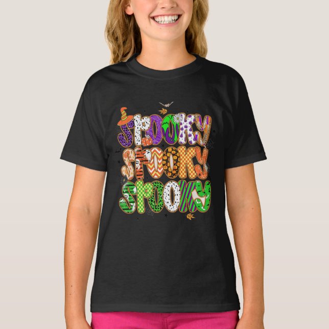 Spooky Vibes Galore T Shirt (Framsida)